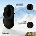 thumbnail image 4 of Balabala Kids Winter Snow Boots, Warm Waterproof Boots for Boys & Girls, Suede Faux Fur Lined Outdoor Shoes, 4 of 7