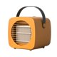 thumbnail image 1 of Enfriador de aire portátil, pequeño ventilador de aire acondicionado USB con luz nocturna, bandeja de hielo incorporada, oscilación de 90°, ventilador de refrigeración personal para el hogar, oficina,, 1 of 5