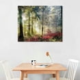thumbnail image 2 of Shiartex Nature Landscape Sunrise Tree Canvas Wall Art - 20x16 in/16x12 in Wall Decoration for Living Room Forest Picture Artwork Painting Prints of Trees for Bedroom and Home Décor, 2 of 6