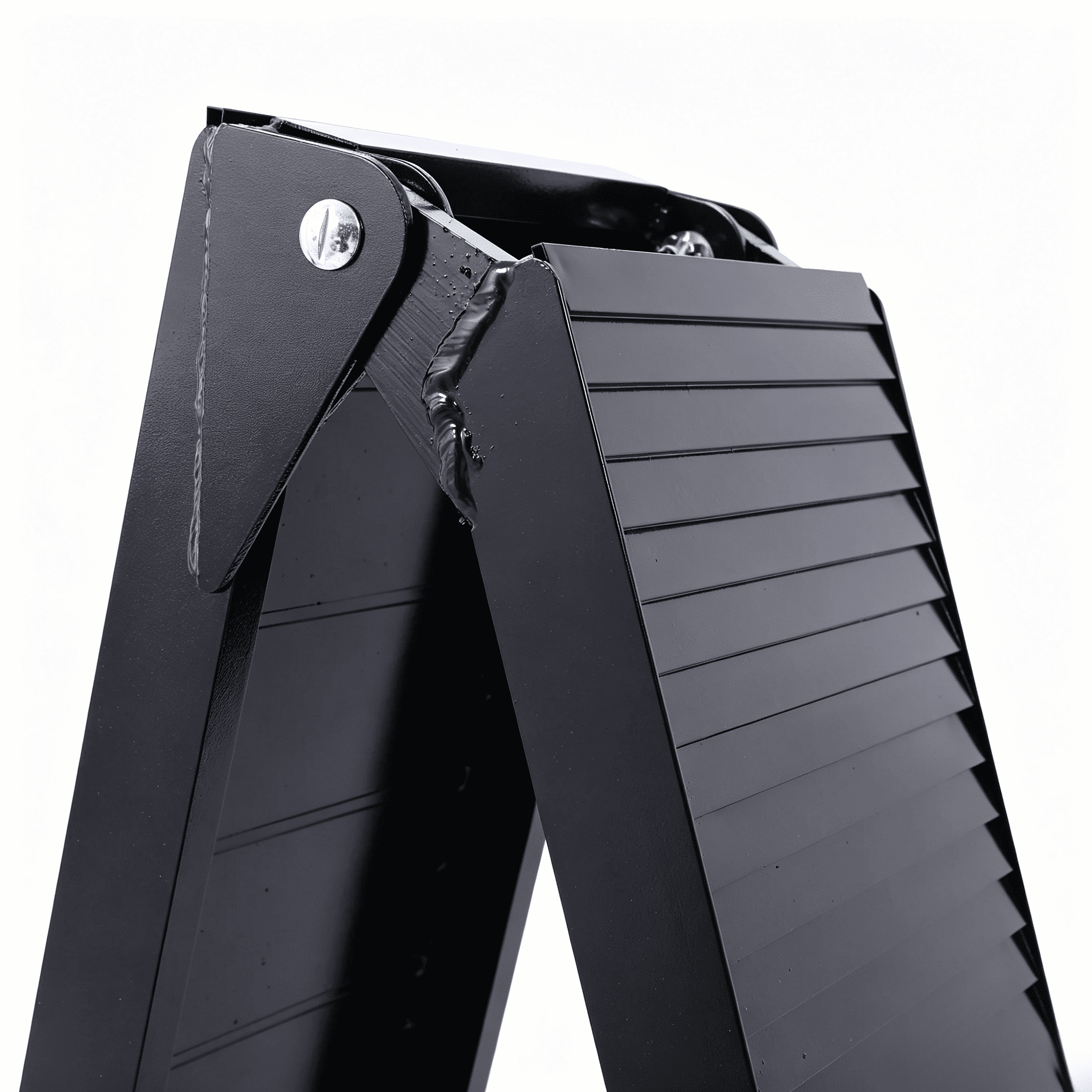 Truck Ramps, 80"x12" Portable Loading Ramps for Pickup Trucks 1500 LBS Capacity Aluminum Folding Ramps with Buckle for ATVs, Snowblower, Lawn Mowers, UTVs, Bike, 2PCS, Black Coating