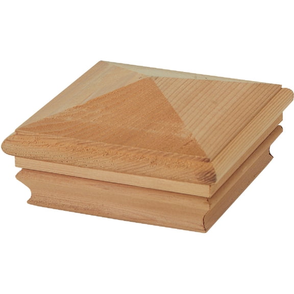 12-pack Universal Forest Products Wood Post Cap - Multicolor, 2.63" H x 4" W - 12 Pack — Residential Use, Standard Application
