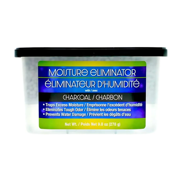 Charcoal Moisture Eliminator, 9.8oz Odor Absorber Humidity Control for Closets Basements Cars Bathrooms