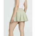 thumbnail image 4 of Real Essentials 4 Pack: Women's High Waisted Tennis Skirts Skater Skort Tummy Control Golf Shorts Pockets (Available In Plus), 4 of 6