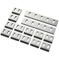 thumbnail image 1 of VEVOR Shredder Blades, Alloy Steel Shredder Machine Blade Kit with 12 Rotating and 2 Fixed Blades, High-Hardness SKD-11 Blade, Compatible with Model 400 Plastic Grinder, 1 of 9
