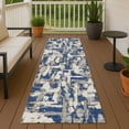 thumbnail image 6 of Addison Rugs Chantille Indoor/Outdoor Transitional Abstract Navy Machine Washable Runner Rug, 2'3" x 7'6", 6 of 7