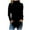 Black, variant on Telankuip Women's Turtleneck Long Sleeve T-Shirts Soft Solid Color Loose Fit Comfortable Long Tee Shirts Plus Size Drop Shoulder Asymmetrical Hem Base Layer Pullovers Grey XL