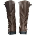 thumbnail image 3 of Big Trouble Jack Pork Chop Adult Mens Brown Boots Halloween Costume Footwear Cosplay, 3 of 8