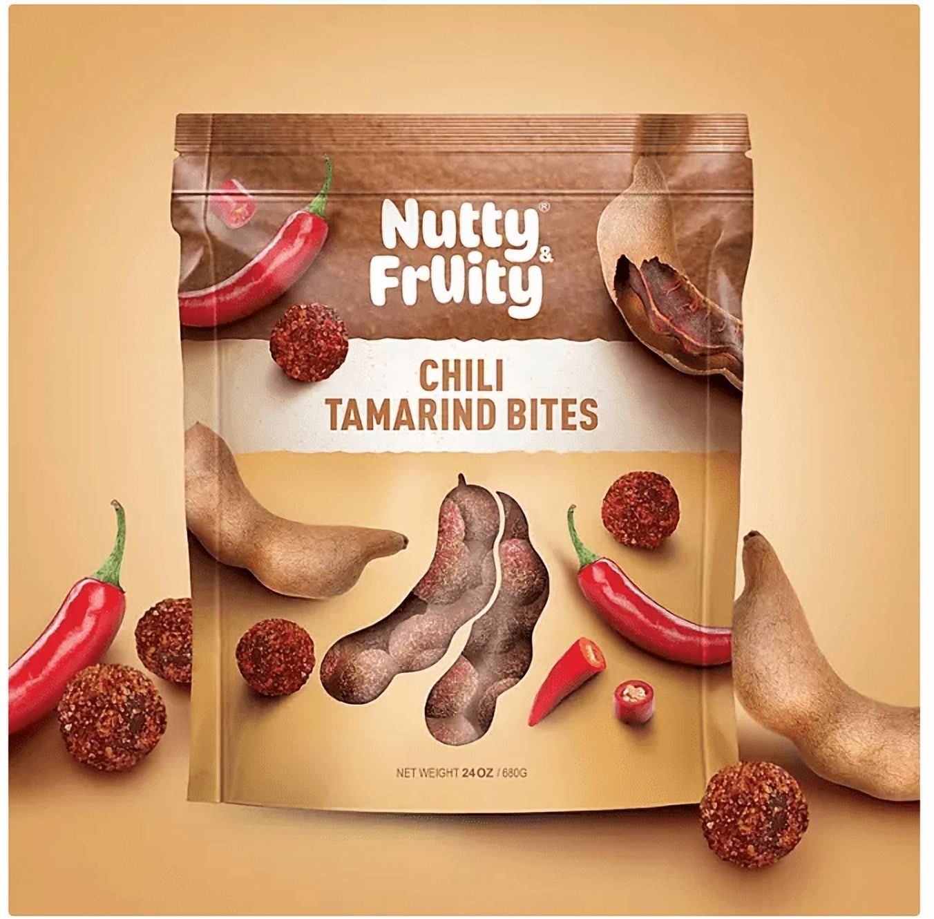 Nutty Fruity Chili Tamarind Bites, 24 oz.