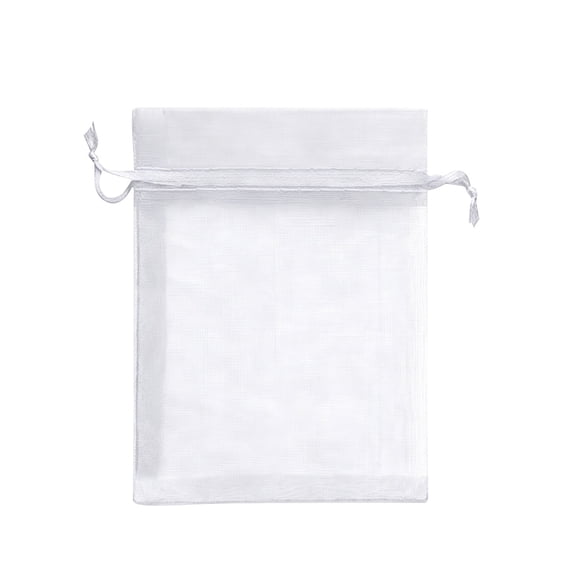 Fruit Protection Bags,Drawstring Fruit Netting Bags,Reusable Garden Netting Bags,Netting Cover Drawstring Mesh Tomato Protectors Bags Pest Barrier for Blueberry Small Fruit (3.93x4.72in White)