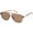 Coffee Frame/Coffee Lens, variant on Retro Aviator Sunglasses for Women Men,Trendy Rectangle Womens Mens Shades Sun Glasses SJ2202