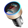 thumbnail image 1 of Adaptador de coche,Adaptador de cargador de coche con pantalla LED 12V 24V,Cargador USB con Voltímetro LED Mini Portátil,Encendedor de cigarrillos Cargador USB Teléfonos 2 piezas, 1 of 8