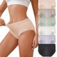 thumbnail image 1 of Calzoncillos para Mujer Cozytoday Sin Costuras de Encaje y Cintura Media, Paquete de 6, 1 of 7