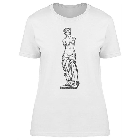 Aphrodite Ancient Statue T-Shirt Women -Image by Shutterstock, Female Small