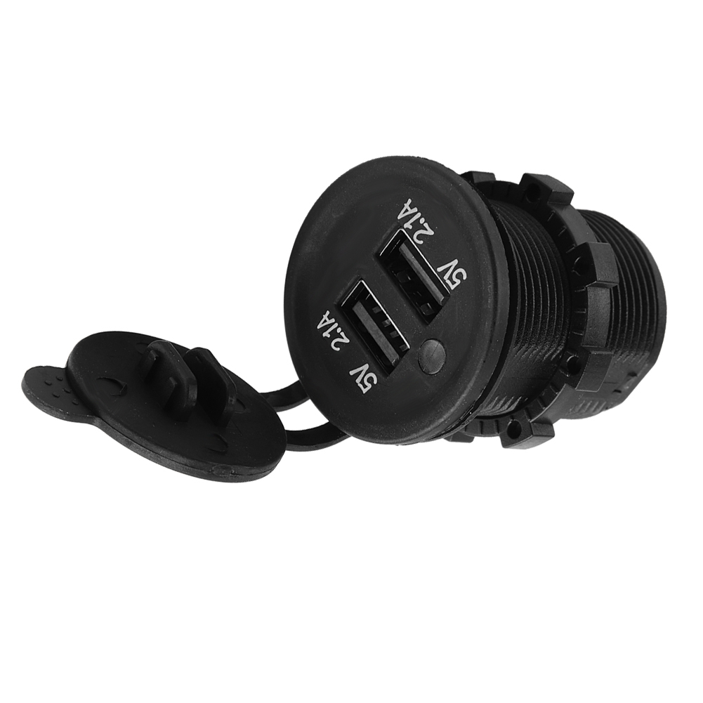 Cigarette Lighter Socket,5V 2.1A Dual USB Car Cigarette Lighter Socket Motorcycle Cigarette Lighter Elevate Your Experience