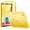 Solid Yellow, variant on Sparkling Clear Anti-Drop Case with Stand for iPad 10th/11th Gen