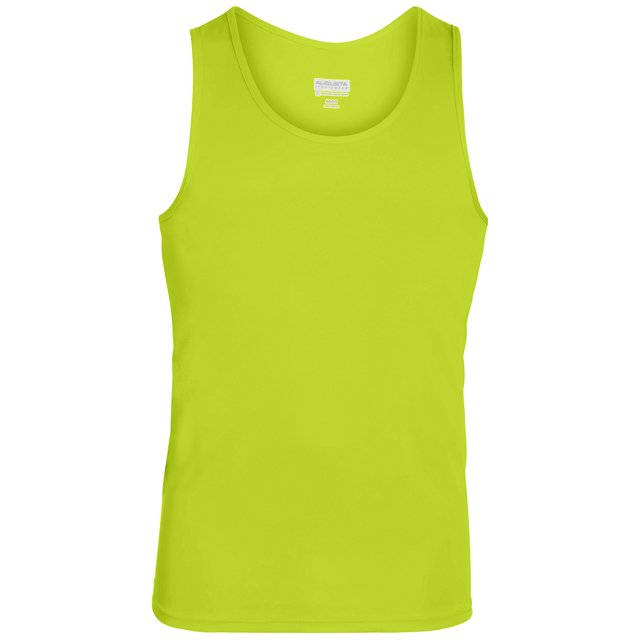 Camiseta sin mangas de entrenamiento para jóvenes LIME L Ropa deportiva Augusta 704