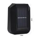 thumbnail image 3 of Lámpara solar de pared con iluminación hacia arriba y hacia abajo para exteriores, IP65, decoración moderna para el hogar, jardín, porche, color negro, paquete de 2 unidades., 3 of 9