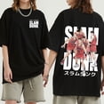 thumbnail image 2 of Camiseta de Anime japonés para hombre, camisa de Manga corta, Sakuragi, Hanamichi, kaade, Rukawa xuanjing unisex, 2 of 2