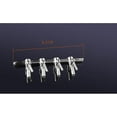 thumbnail image 2 of 2pcs Aquarium Air Flow Control Valve Lever Distributor Chromium Copper Four Hole Splitter Aquarium Air Tube, 2 of 5