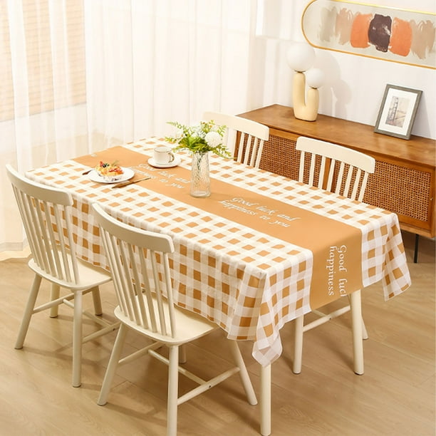 Tablecloth Warm Tablecloth Tablecloth Washless Plaid Table Mat