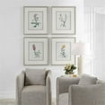 thumbnail image 2 of Maklaine Wood & Fabric Framed Prints in Gray/Ivory (Set of 4), 2 of 7