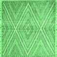 thumbnail image 1 of Ahgly Company Indoor Square Abstract Emerald Green Contemporary Area Rugs, 5' Square, 1 of 4