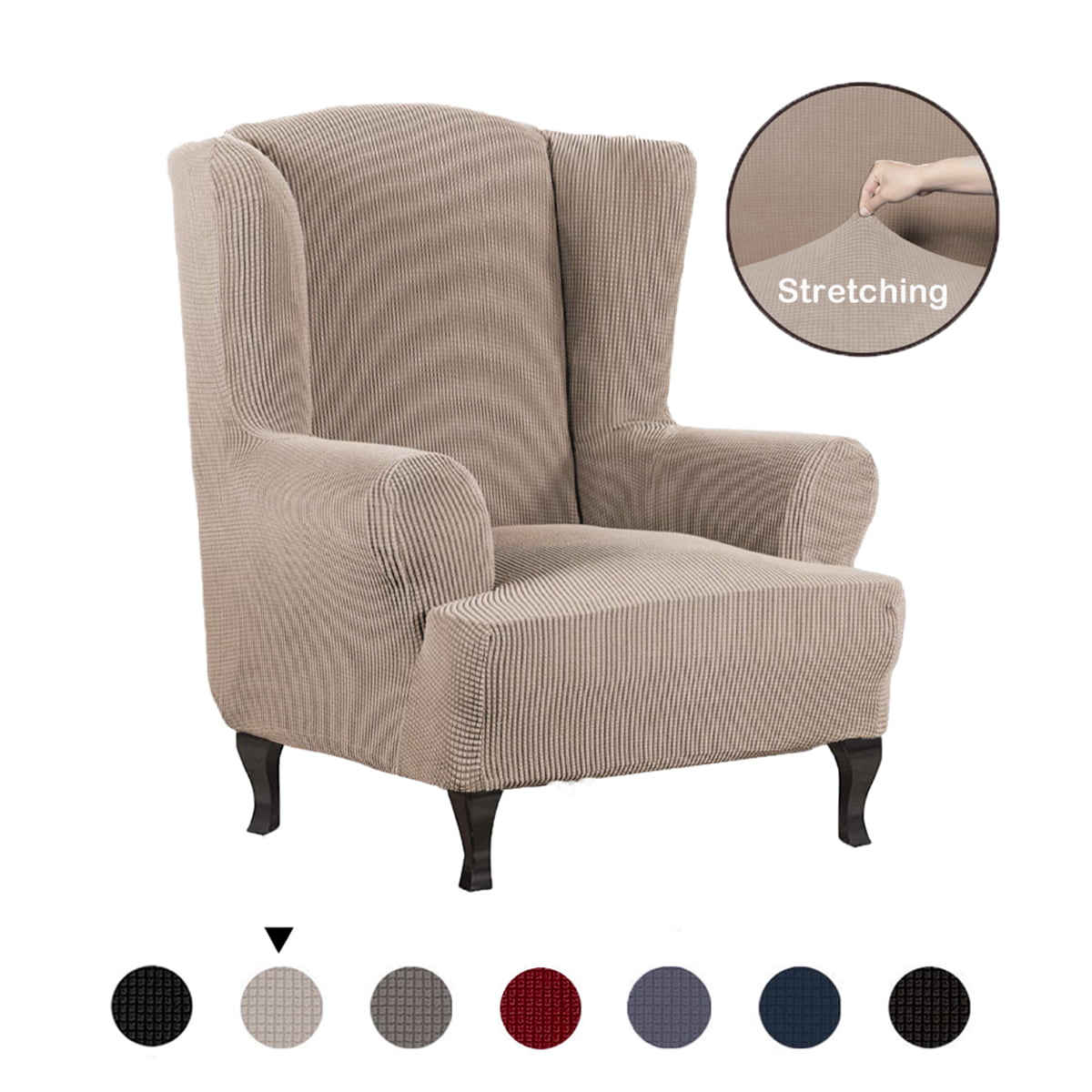 Details about   Stretch Recliner Slipcover Signal Sofa Couch Wingback Chair Silpcovers Protector 