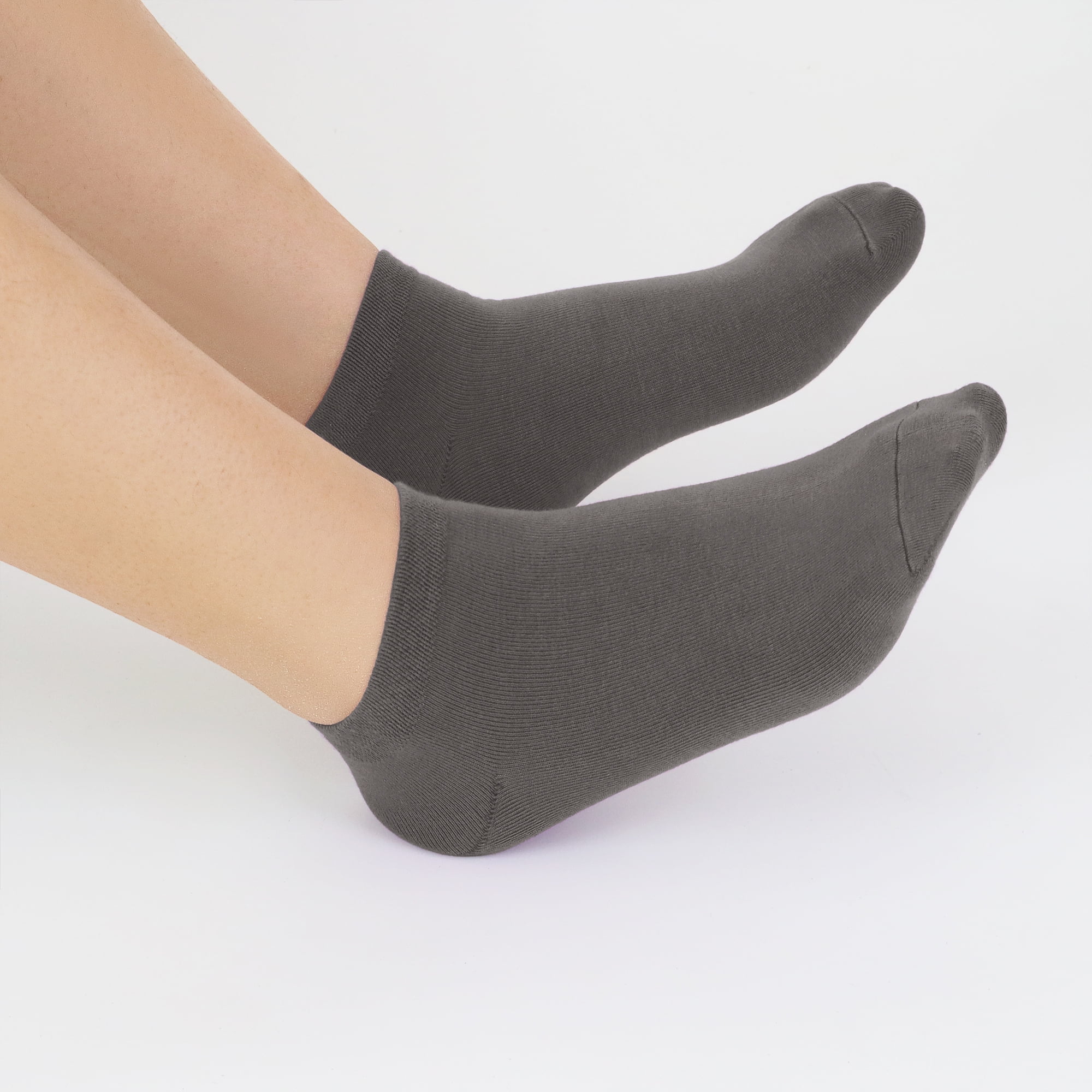GENTLEAGU Bamboo Viscose Thin Ankle Socks for Women – Soft, Breathable, Anti-Odor – 50 Pairs, Bulk Pack