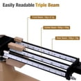 thumbnail image 4 of Yescom Triple Beam Mechanical Balance Scale Weight Set 2610g Capacity 0.1g Weighing for Lab Analytical School Classroom, 4 of 9