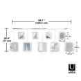 thumbnail image 3 of Umbra Exhibit 5"x7" 8"x10" Gallery Picture Frame, Set of 9, 3 of 13