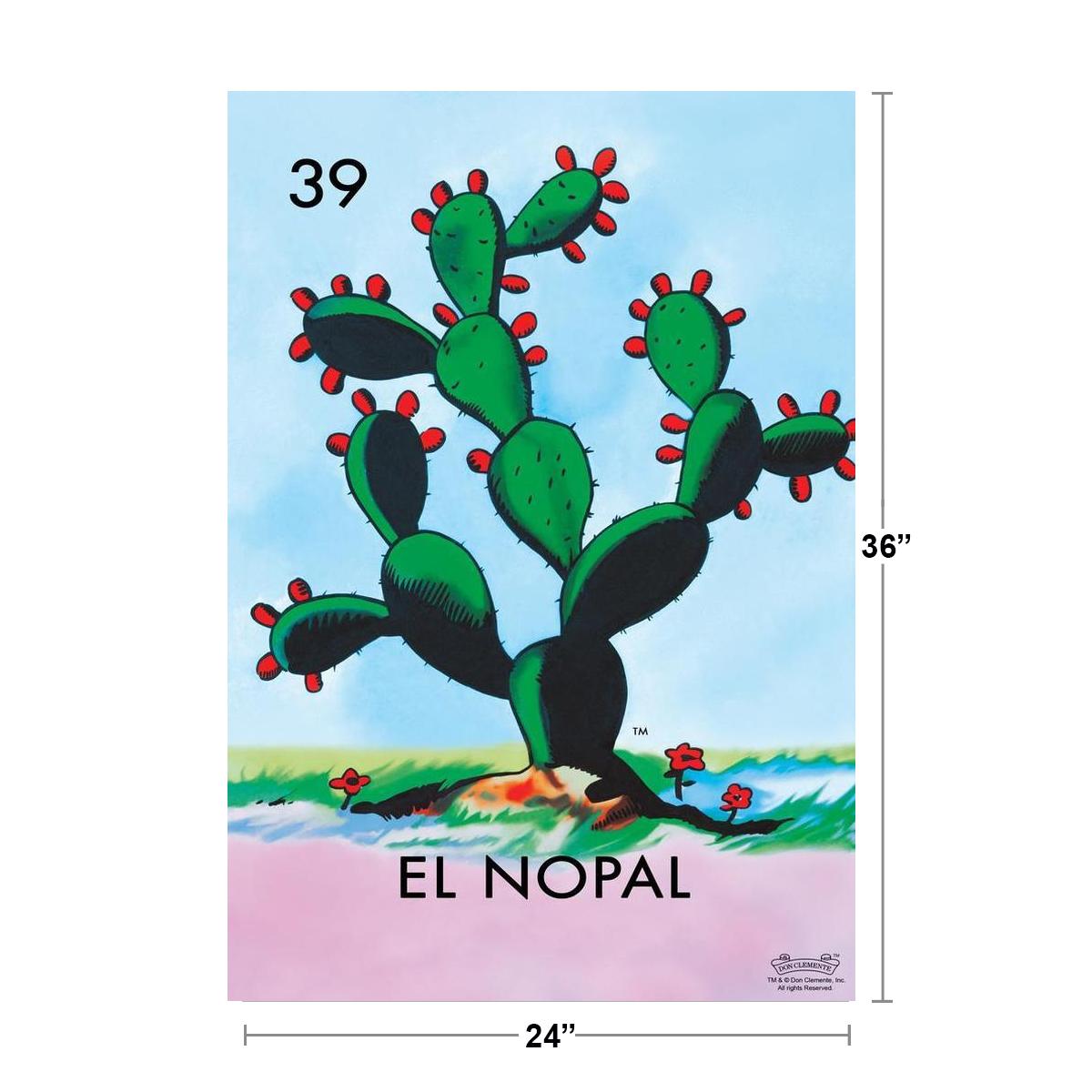 39 El Nopal Cactus Loteria Card Mexican Bingo Lottery inch Poster 24x36  inch - Walmart.com