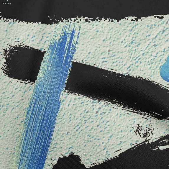 oneOone Cotton Silk Medium Blue Fabric Brush Dress Material Fabric Print Fabric By The Yard 42 Inch Wide