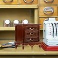 thumbnail image 5 of OULII Cabinet Model Brown ABS Storage Mini House Accessory 1Pack, 5 of 5