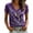 A1 Dark Purple, variant on BODOAO Women's Breast Cancer Awareness Graphic T Shirt V Neck Short Sleeve Tee, American Flag Pink Ribbon Support Top for Casual Patriotic Holiday Everyday Wear Dark Purple L