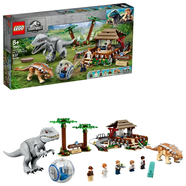 Lego Jurassic World Indominus Rex Vs Ankylosaurus 75941 Awesome Dinosaur Toy For Kids 537 Pieces Walmart Com Walmart Com