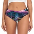thumbnail image 1 of Fotbe Colorful Mushroom Calzones Estampados para Mujer – Ropa Interior de Algodón, Cómoda, Suave y Elástica-3X-Large, 1 of 6