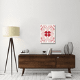 thumbnail image 2 of Global Gallery's 'Retro Apple Otomi Monotone' by Elyse DeNeige Stretched Canvas Wall Art, 2 of 4