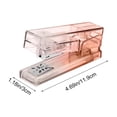 thumbnail image 3 of Vacemry Rotary Stapler 360 Degree Rotating, Transparent Gradient Mini Handheld Stapler, Portable Stapler With 400 Staples, 8 Binding Directions Stapler ForSchoolOffice Home Desk Use, 3 of 6