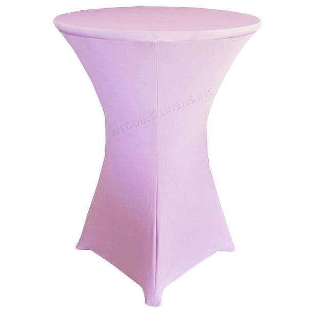 Wedding Linens Inc. (200 GSM) Premium 30"x 42" Round Cocktail Highboy