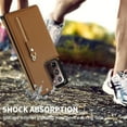 thumbnail image 6 of Nalacover Zipper Wallet Case for Samsung Galaxy Note 20 Ultra, Luxury PU Leather Crossbody Lanyard Shoulder Strap Magnetic RFID Blocking Cover with Kickstand Card Slots Holder Shockproof Case,Brown, 6 of 11