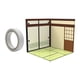 thumbnail image 4 of Colección de almacenamiento de fondo a escala 1:12, exhibición de dioramas para figuras de acción de soldados casa japonesa, 4 of 9
