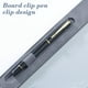 thumbnail image 4 of pstuiky Carpeta con clip A4 carpeta con clip para tablero carpeta con clip para registro de reuniones bloc de dibujo carpeta de datos A5 clip para menú tableta de escritura de cuero, 4 of 6