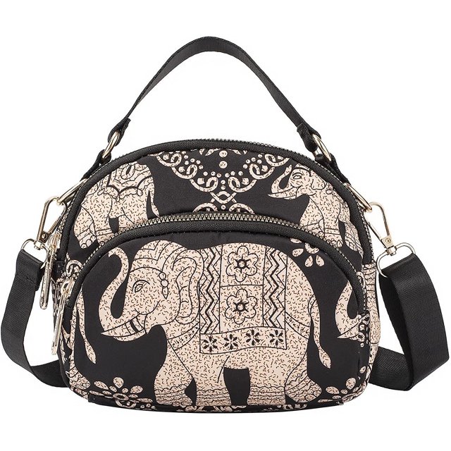 Liangnv Bolso cruzado de nailon para mujer, bolso de mano para mujer, bolsos de hombro, bolso para teléfono móvil, cartera cosmética