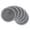 Gray, variant on DII Gray Round Fringed Placemat Set/6