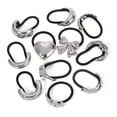 thumbnail image 4 of Stainless Steel Heart Hair Cuffs Hair Ties, 18K Gold Ponytail Hair Cuff Hairties No Damage, Women Glossy Ponytail Holders,Geometric Gold And Silver Hair Rope Accessories (Gold), 4 of 9