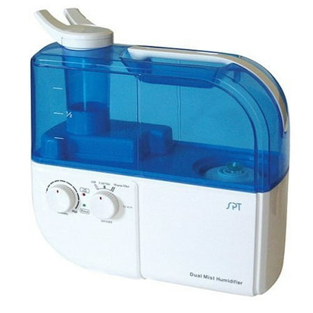 SPT SU-4010 Ultrasonic Dual-Mist Warm/Cool Humidifier with Ion Exchange Filter -