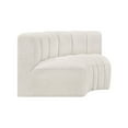 thumbnail image 5 of Meridian Furniture Arc Cream Boucle Fabric Modular Sectional, 5 of 7