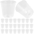 thumbnail image 2 of SHISUYAN 50pcs Clear Plastic Flower Pots for Home Use with Good Durability and Easy Cleaning Small Size, 2 of 9