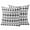 Gray, variant on Bohemia Outdoor Waterproof Throw Pillow Covers 20x12 Set of 2, Minimalist Geometric Pattern Abstract Dark Blue Decorative Pillowcases Cushion Pillowcase for Couch Sofa Patio Outside Pillow Protector