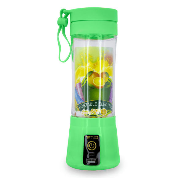 Mini Licuadora Extractor Batidora Procesador Portátil Recargable Verde